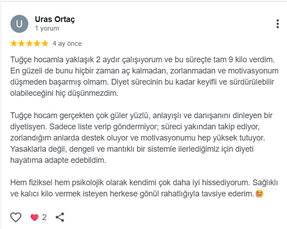 Google danışan yorumu 3