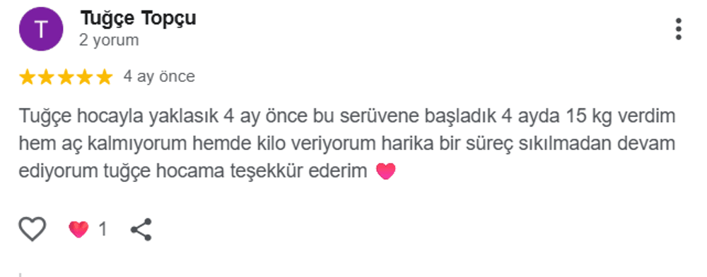 Google danışan yorumu 4