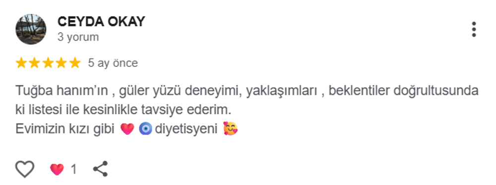 Google danışan yorumu 6